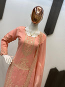 3 Pcs Plazo pair with sequence work