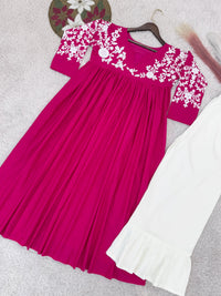 COTTON A-LINE GOWN WITH BEAUTIFUL BOTTOM 👗