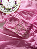 AaRi Work Angrakha with inner chikankari Edition - chikankariofficial