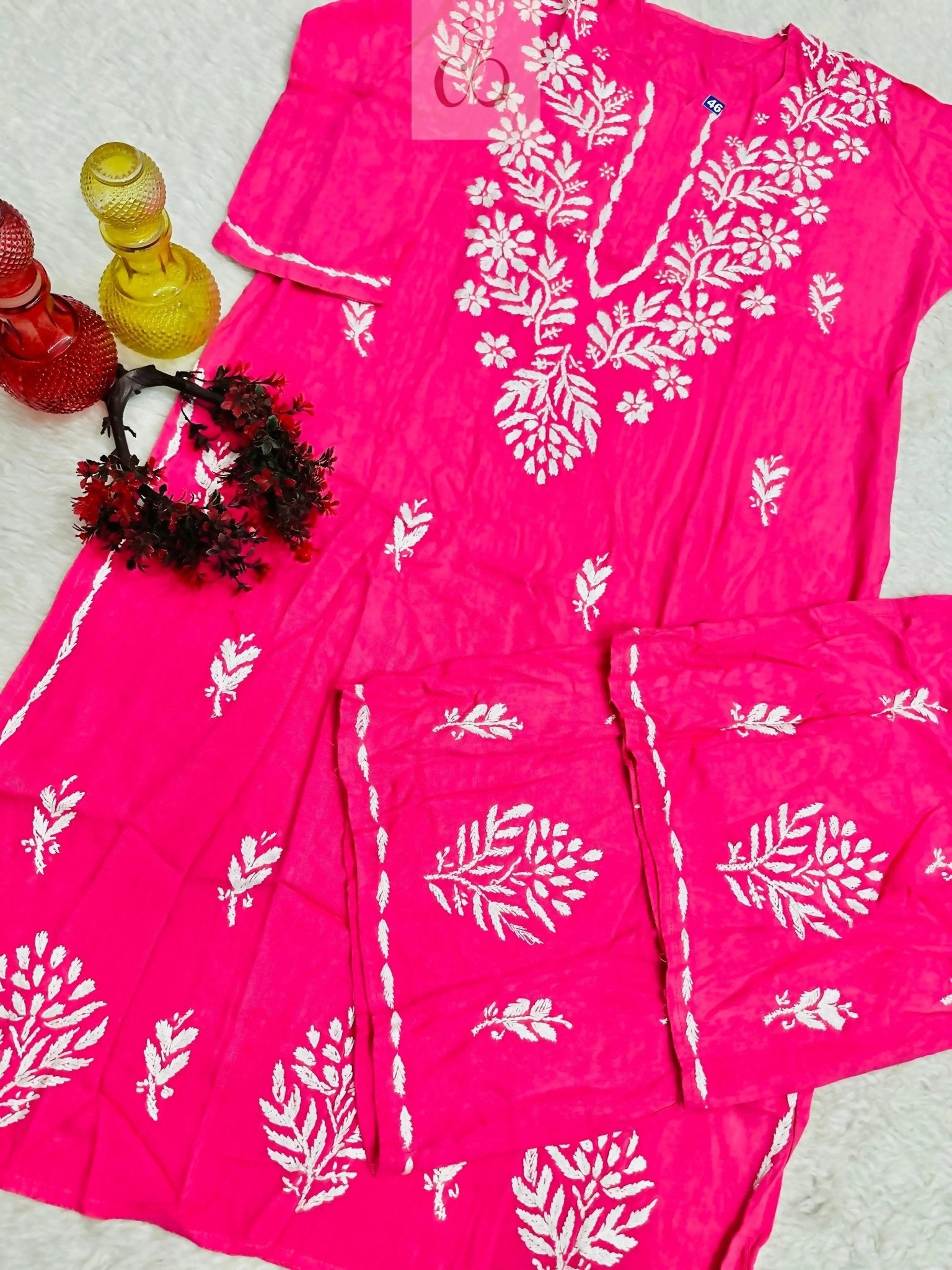 Affordable Chikankari Rayon combo - chikankariofficial