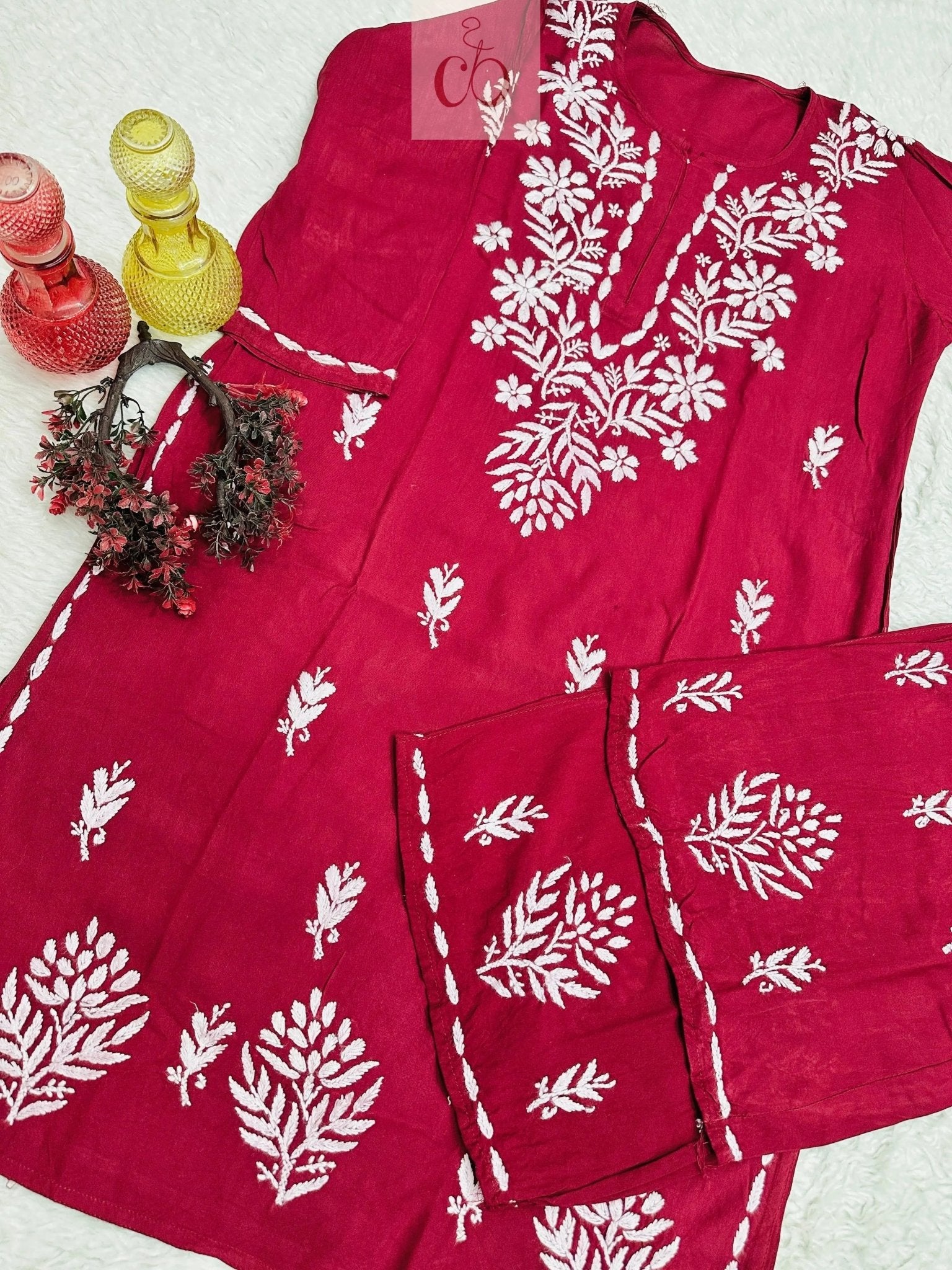 Affordable Chikankari Rayon combo - chikankariofficial