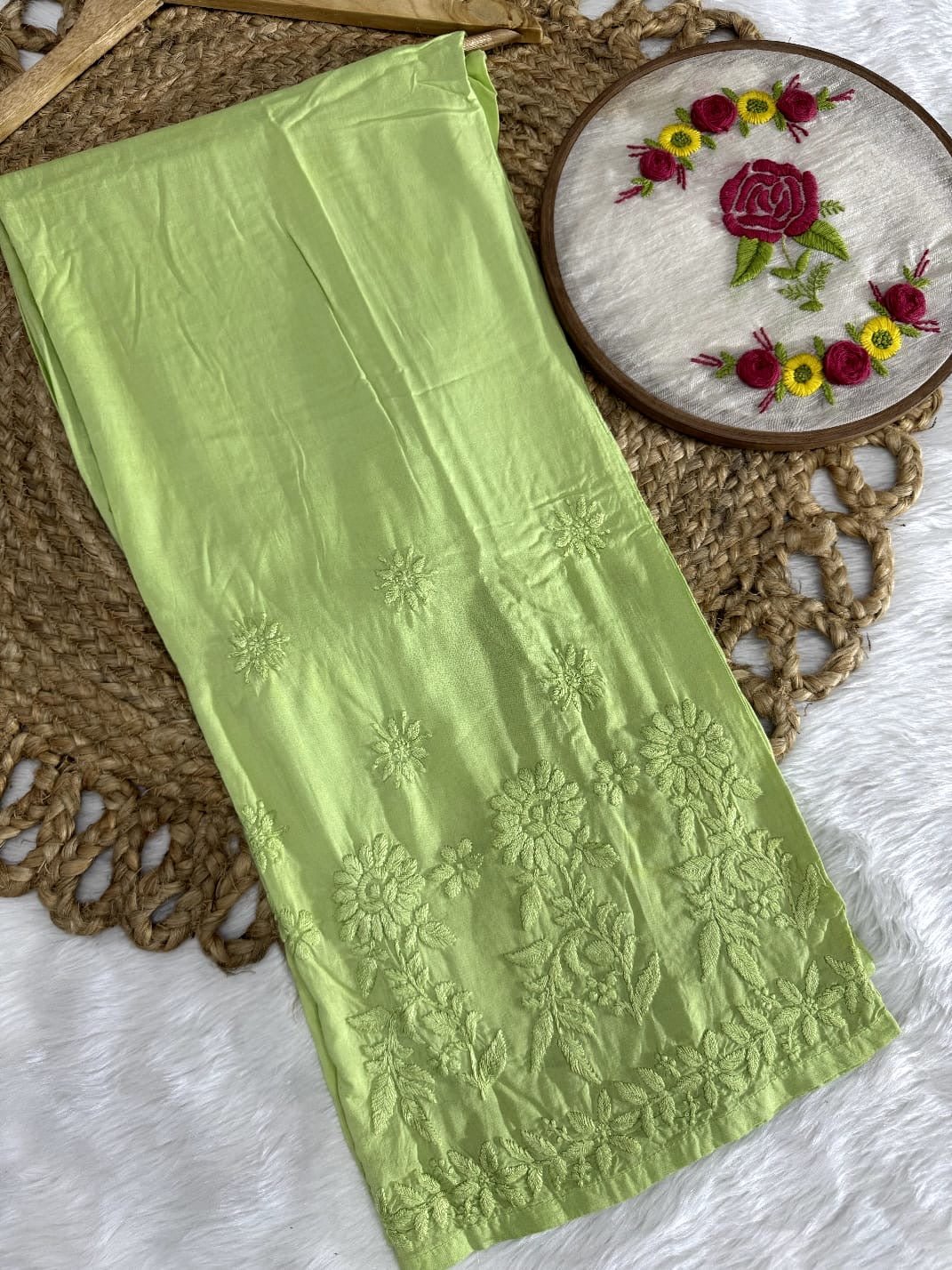 All new Modal Dyed Set - chikankariofficial