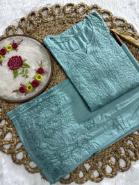 All new Modal Dyed Set - chikankariofficial