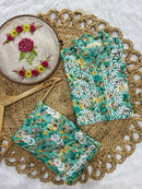 beautiful Mul Co - Ord A New Concept In Mul shirt with pant Set - chikankariofficial