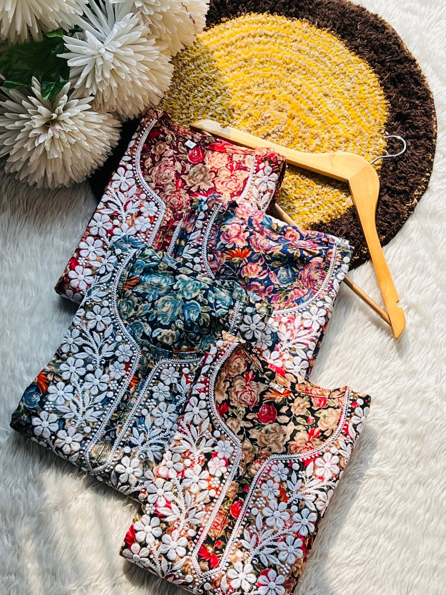 Beautiful Rayon Printed Kurta - chikankariofficial