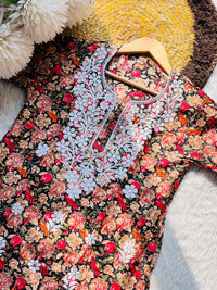 Beautiful Rayon Printed Kurta - chikankariofficial