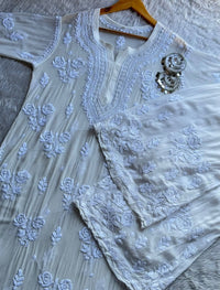 Boota Luxe Flowers Viscose Combo 👑 - chikankariofficial