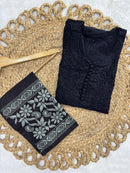 Brasso Dyed Chikankari Combo - chikankariofficial