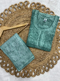 Brasso Dyed Chikankari Combo - chikankariofficial