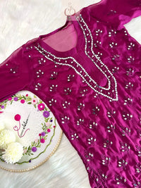 Buti Jaal Mirror Work 4pc Set ( Most Loved ) 8 Shades - chikankariofficial