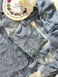 Buti Jaal Mirror Work 4pc Set ( Most Loved ) 8 Shades - chikankariofficial