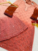 Buti Jaal ombre 4pc Mirror Set Extra Shades ( Most Loved ) 14 Shades - chikankariofficial