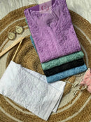 Butter Soft Chanderi Ombre edition Kurti - chikankariofficial