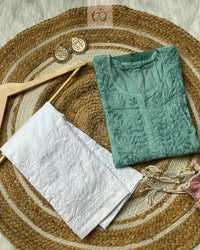 Butter Soft Chanderi Ombre edition Kurti - chikankariofficial