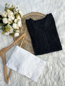 Butter Soft Dobby Cotton Short Tops - chikankariofficial