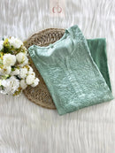 ButterSoft Chanderi HandCrafted Kurtis - chikankariofficial