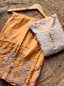 Chadi Muslin Luxurious Set - chikankariofficial