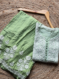 Chadi Muslin Luxurious Set - chikankariofficial