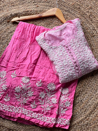 Chadi Muslin Luxurious Set - chikankariofficial