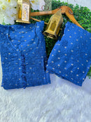 Chanderi Teeki Set ( Deepa Special) - chikankariofficial