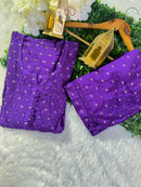 Chanderi Teeki Set ( Deepa Special) - chikankariofficial