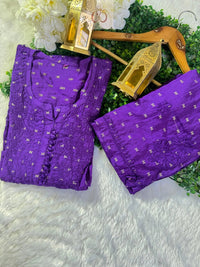 Chanderi Teeki Set ( Deepa Special) - chikankariofficial