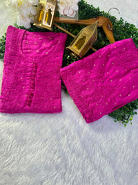 Chanderi Teeki Set ( Deepa Special) - chikankariofficial