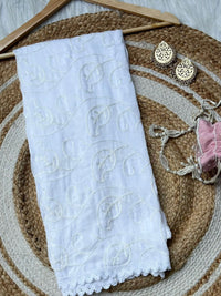 Chiffon dupatta 2.5mtr - Chikankari Worked - chikankariofficial