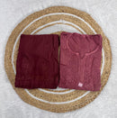 Chikankari Official 34 / brown Soft & Comfy Reyon Dye Set