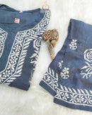Chikankari Official 38 / grey Summer Special Modal chikankari Combo