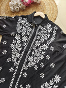 Chikankari Official  Premium Rayon Shirt Pant Co ord Sets