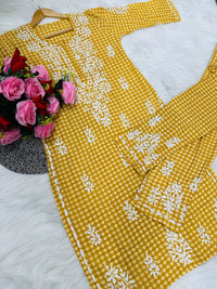 Chikankari Official Pure Handowork Soft & Comfy Mul Combo