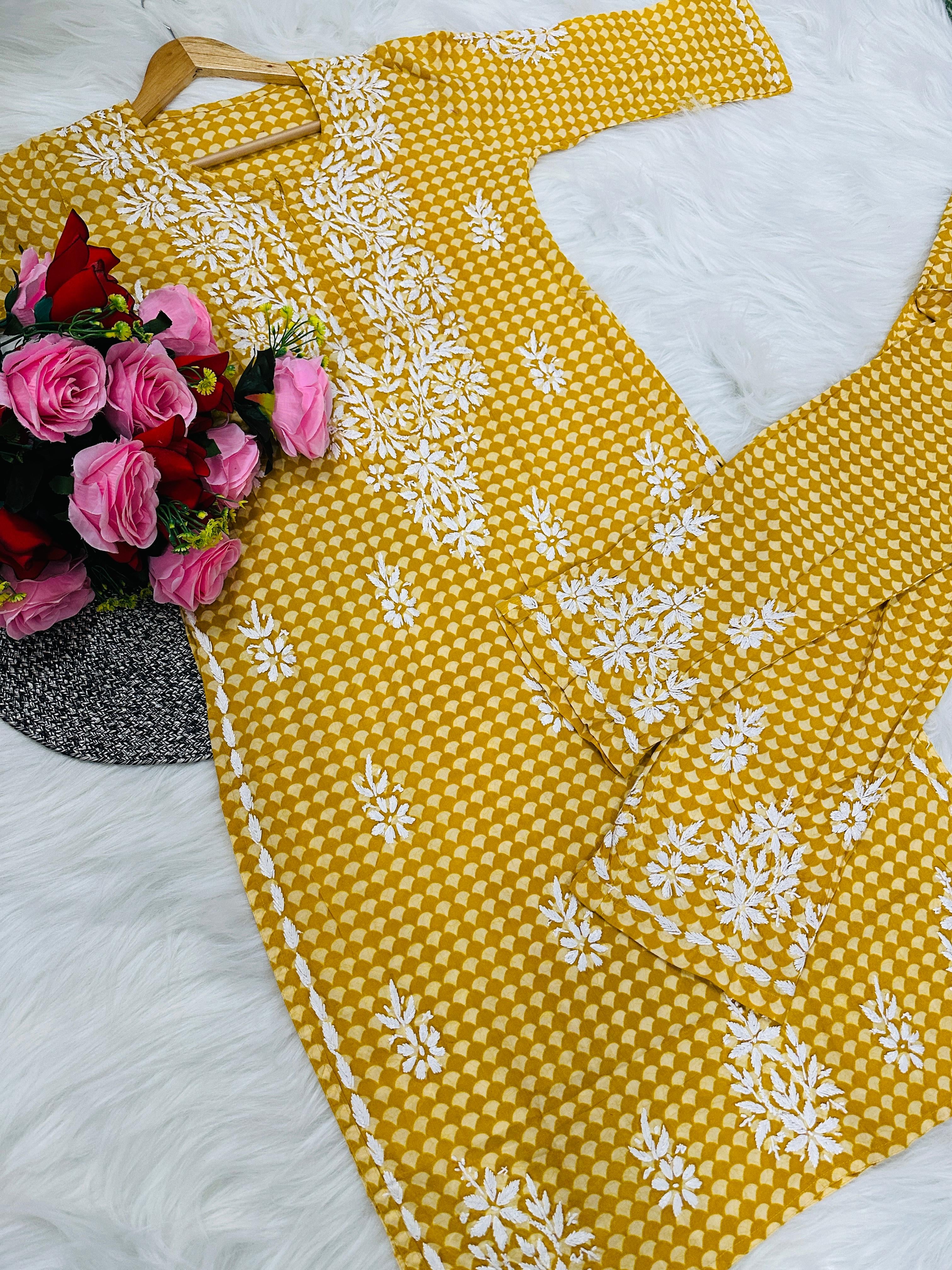 Chikankari Official Pure Handowork Soft & Comfy Mul Combo