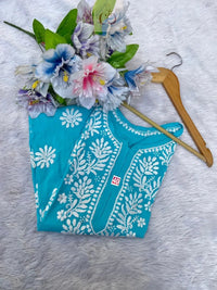 Chikankari Official Pure soft Modal Chikankari Kurtas