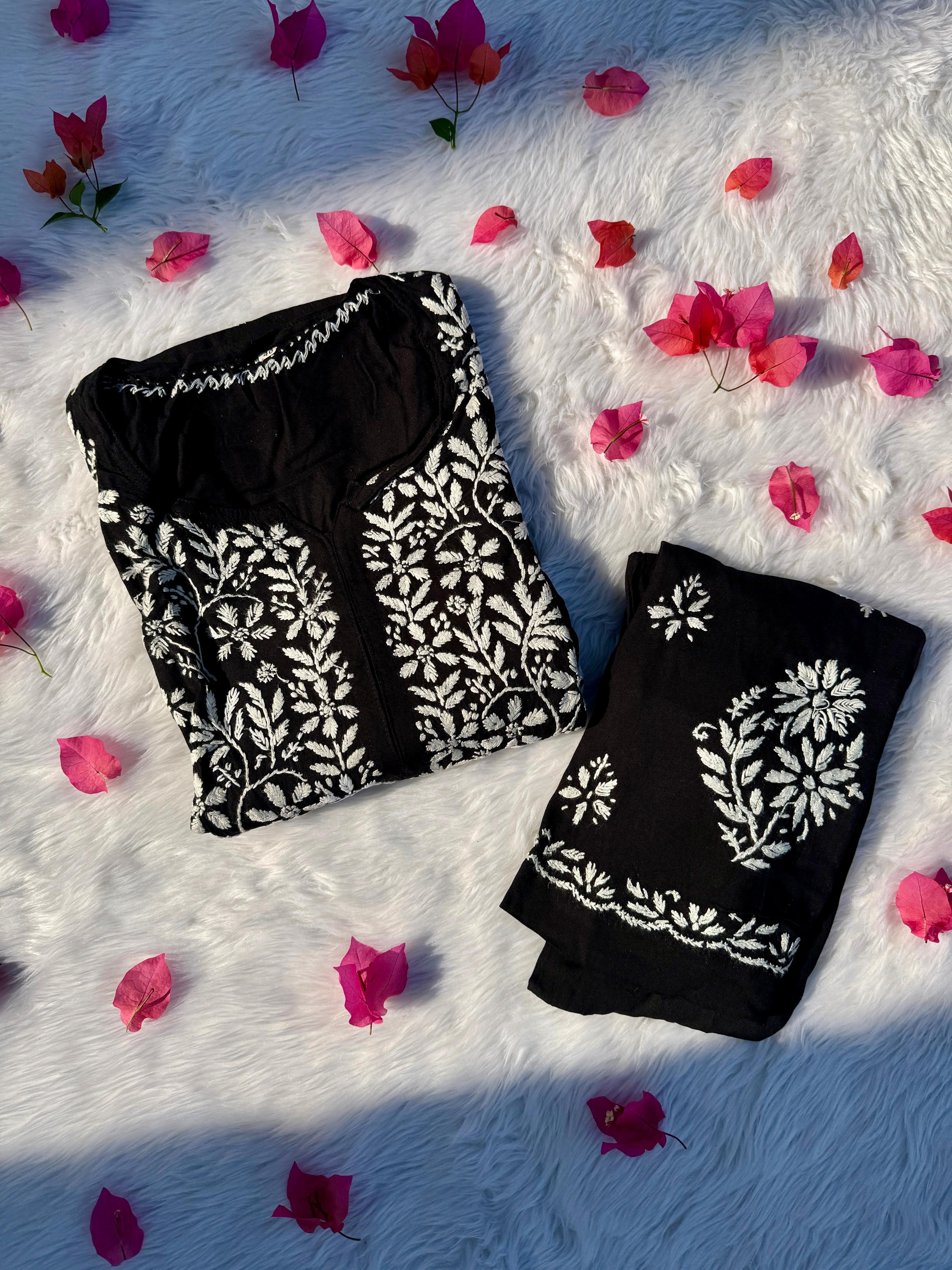 Chikankari Official Soft & Comfy Rayon Co ord