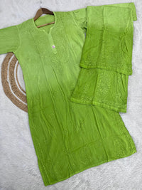 Chikankari Official Soft & Comfy Reyon Dye Set