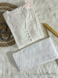 Chikankari Pocket Gown - chikankariofficial