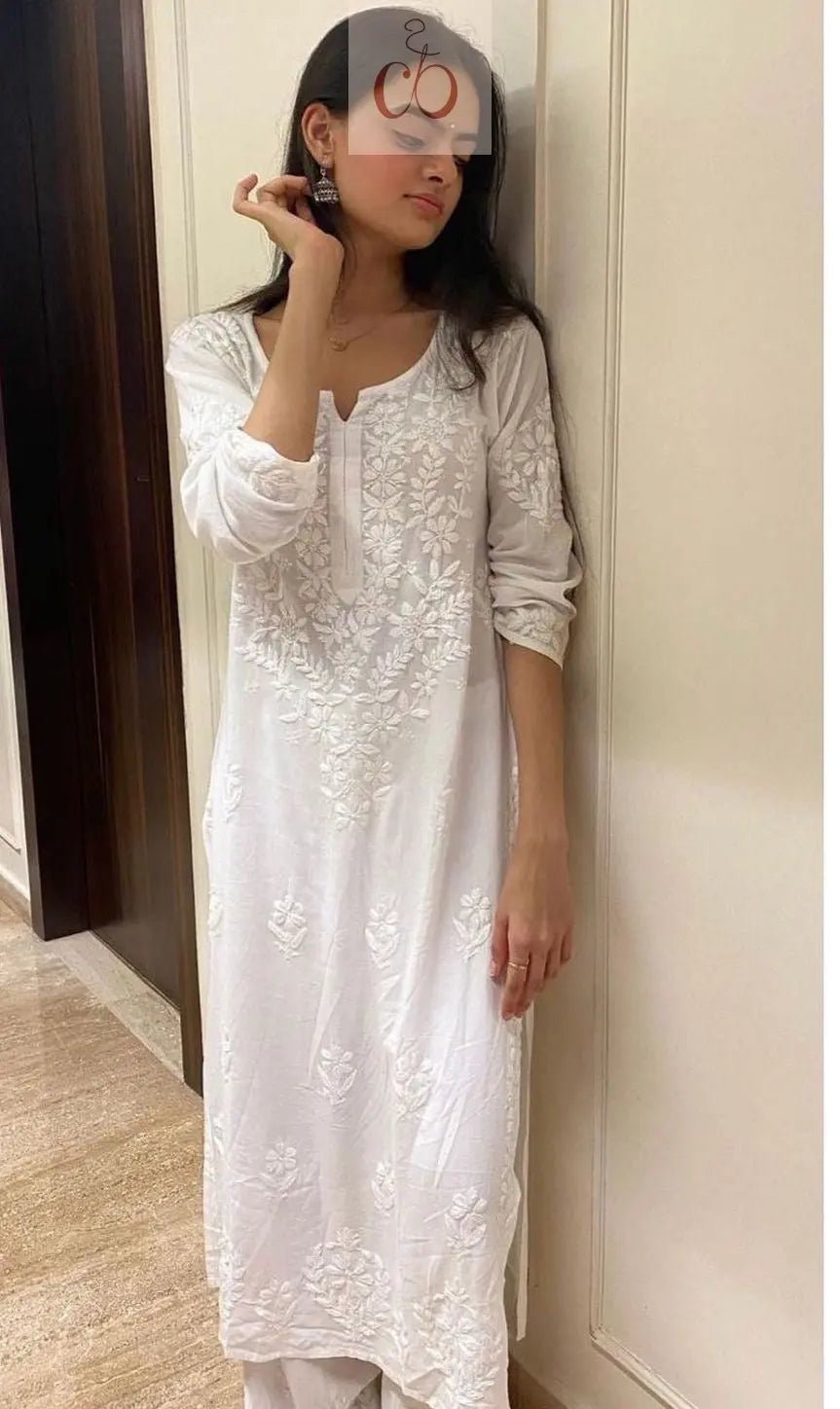 Chikankari Rayon 3pc Set