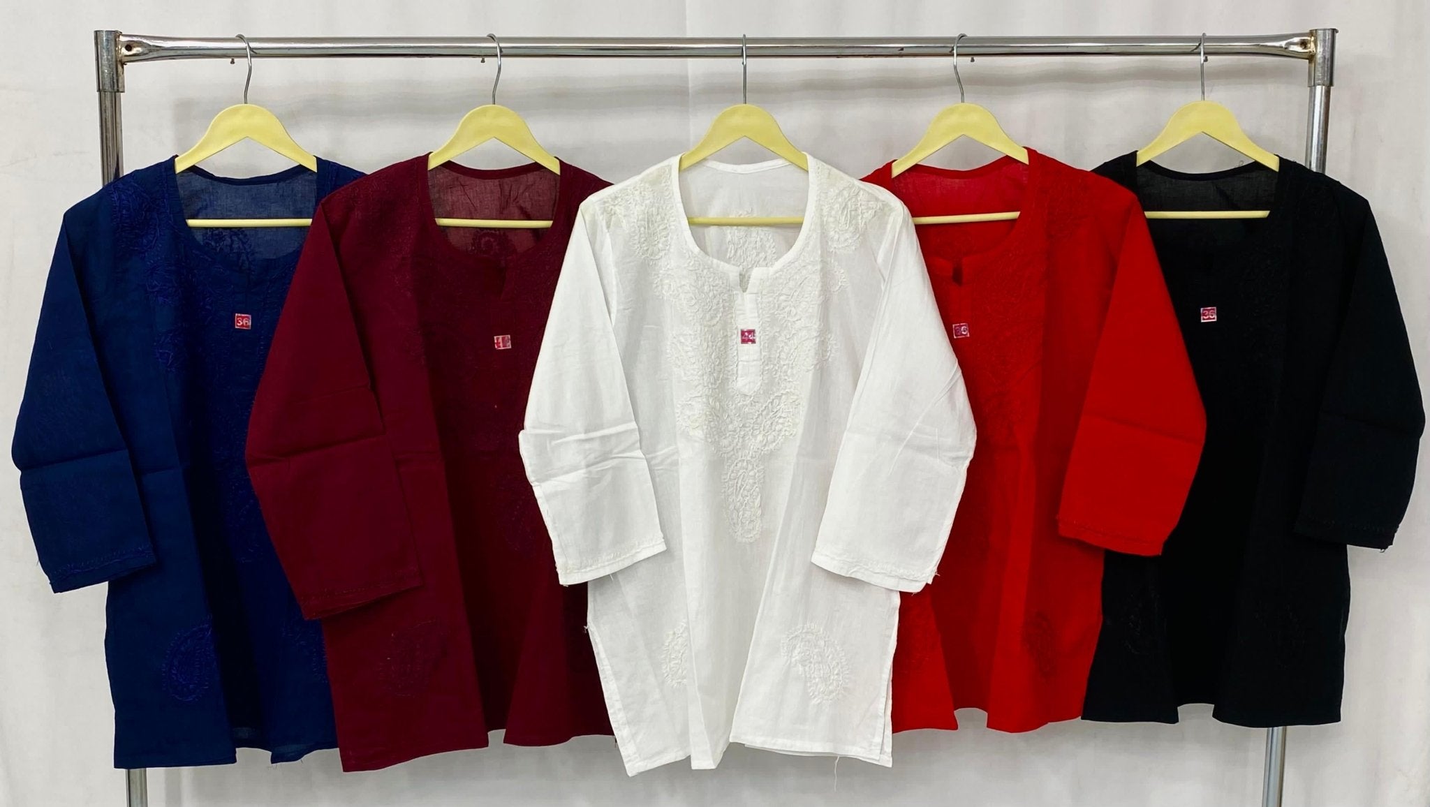 Pure Cotton Kashmiri Short Top