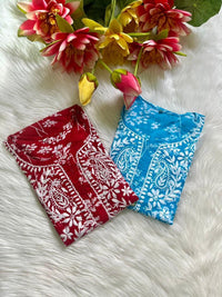 chikankariofficial Buy 1 Get 1 Free Lightweight Mul Chikan kurtis