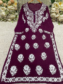 Crafted Buta Pure chikankari Modal hand work - chikankariofficial