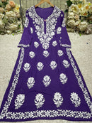 Crafted Buta Pure chikankari Modal hand work - chikankariofficial