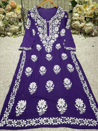 Crafted Buta Pure chikankari Modal hand work - chikankariofficial