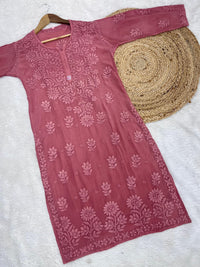 Crape 3D work Article - chikankariofficial