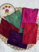 Crochet Mukaish Kurtas - chikankariofficial