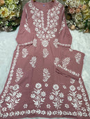 Daman Heavy Work Big Buta Modal set - chikankariofficial