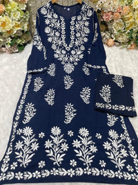 Daman Heavy Work Big Buta Modal set - chikankariofficial