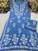 Daman Heavy Work Big Buta Modal set - chikankariofficial