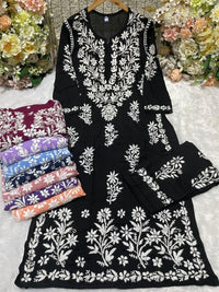 Daman Heavy Work Big Buta Modal set - chikankariofficial