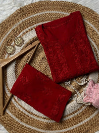 Demanding RayonTone to tone Plazzo Combo - chikankariofficial